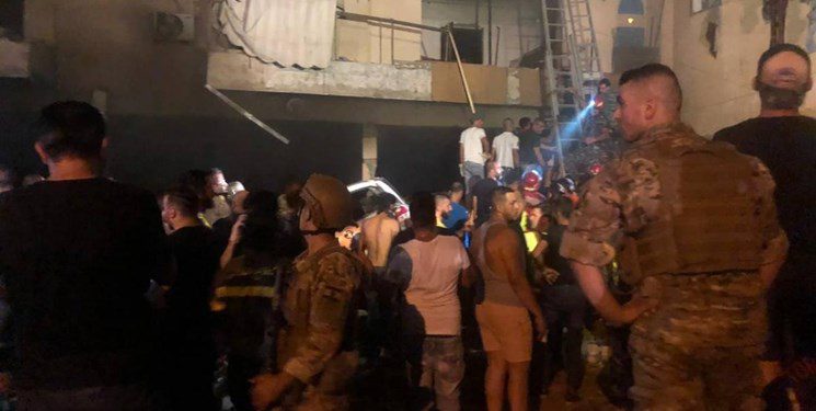 انفجار در انبار نفت کوره در بیروت
