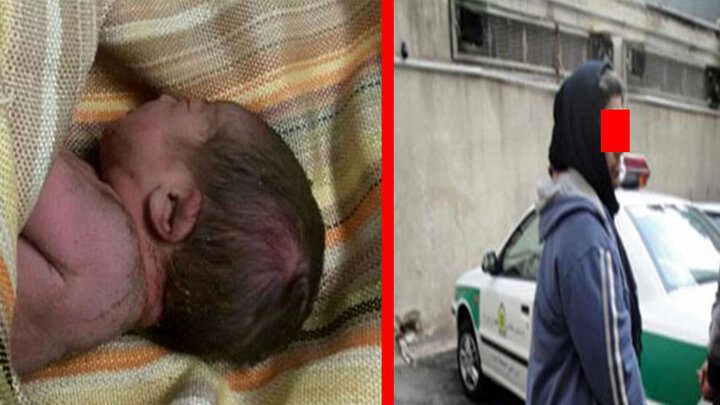 رها کردن نوزاد تهرانی در سطل اشغال ستارخان!