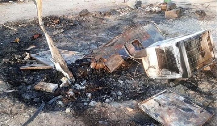 آتش‌سوزی خانه کپری، جانِ دختر ۵ساله را گرفت