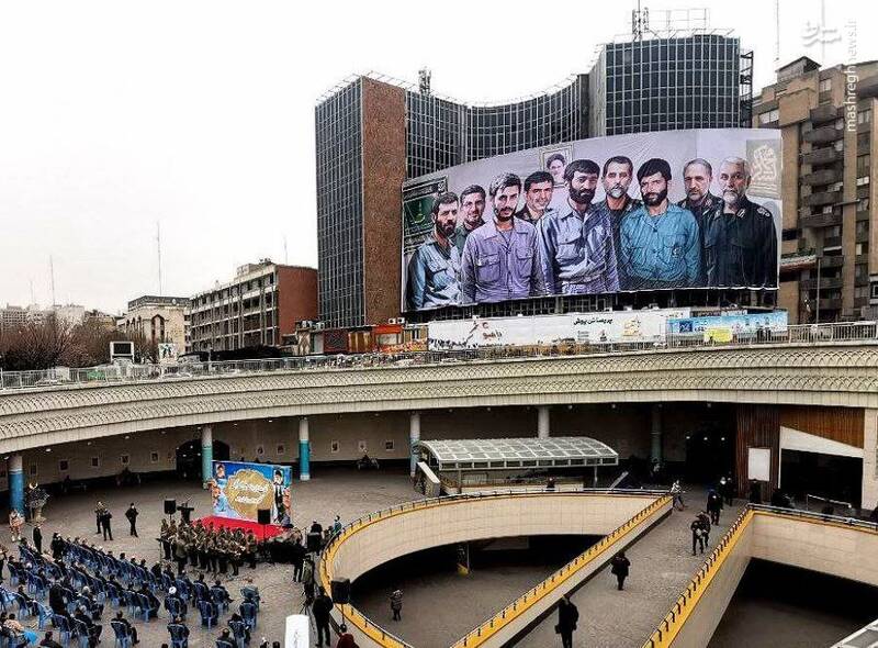 عکس/ رونمایی از دیوارنگاره لشکر محمد(ص)