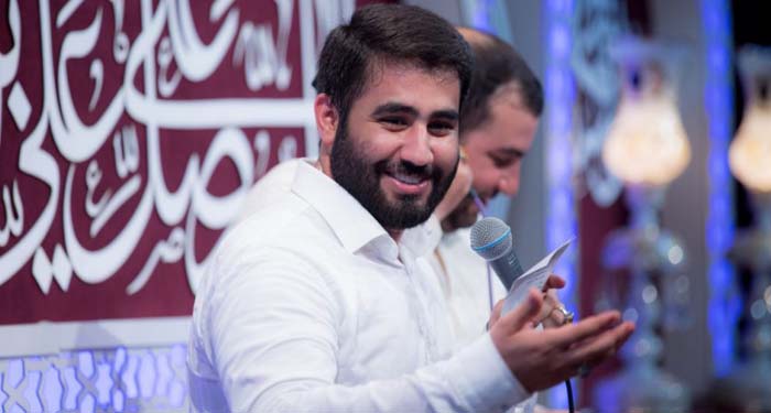فیلم/ مولودی خوانی زیبای حسین طاهری به مناسبت ولادت حضرت معصومه