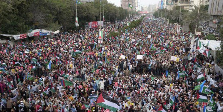 تظاهرات پرشکوه ضد آمریکایی، صهیونیستی مسلمانان پاکستان