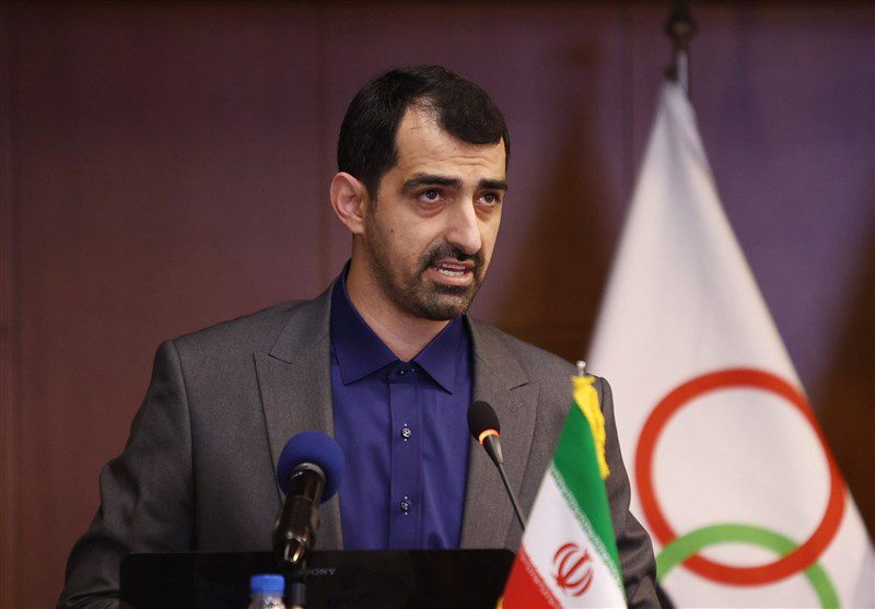 جواد داوری رییس فدراسیون بسکتبال در انتخابات حضور یافت