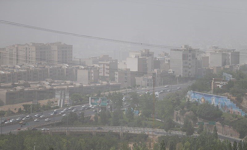 باران حریف آلودگی هوای تهران نشد