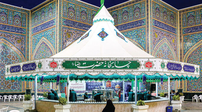 چایخانه‌های حرم امام رضا(ع) چگونه پا گرفت