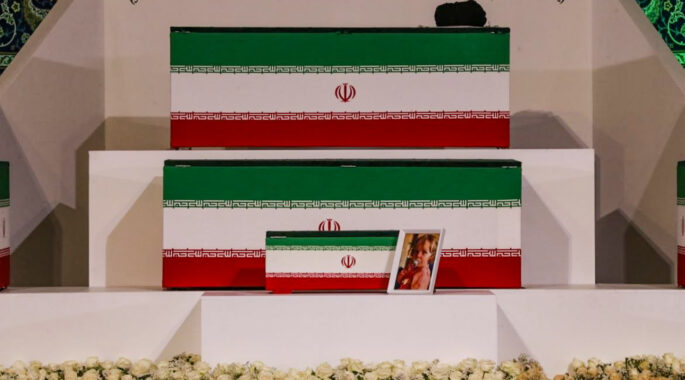 داغ بی‌تسلی در تشییع خامنه‌ای شهید