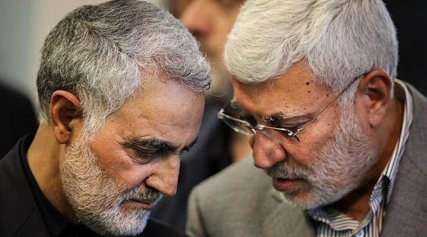 بغض زائر عراقی مسیر کربلا هنگام بردن نام حاج قاسم